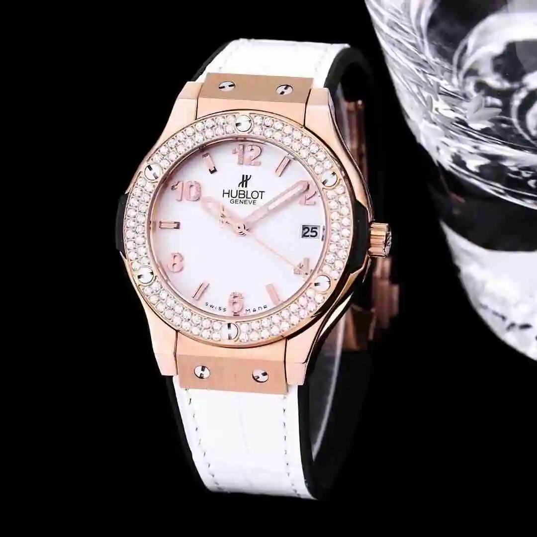 General Watches Hublot Yubo Watch Women's Watch Paired with Original Fully Automatic Mechanical Movement Top Grade 316 Precision Steel Case with Mineral Super Strong Mirror Diameter 40mm KK03350 3 view 3