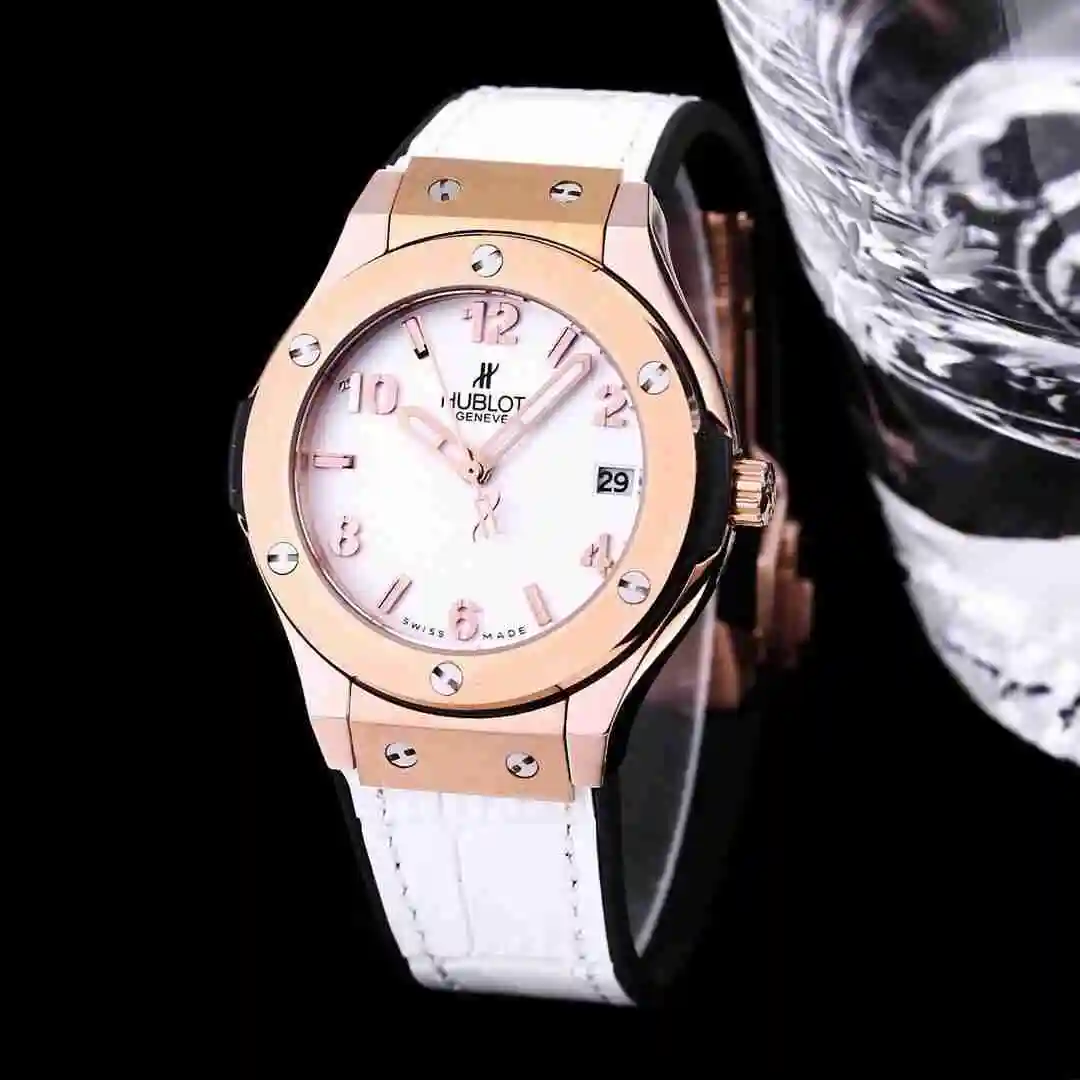 General Watches Hublot Yubo Watch Women's Watch Paired with Original Fully Automatic Mechanical Movement Top Grade 316 Precision Steel Case with Mineral Super Strong Mirror Diameter 40mm KK03350 3 view 4