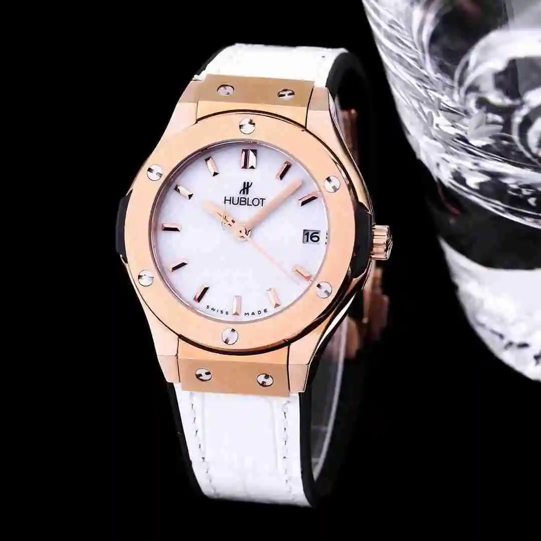 General Watches Hublot Yubo Watch Women's Watch Paired with Original Fully Automatic Mechanical Movement Top Grade 316 Precision Steel Case with Mineral Super Strong Mirror Diameter 40mm KK03350 3 view 6