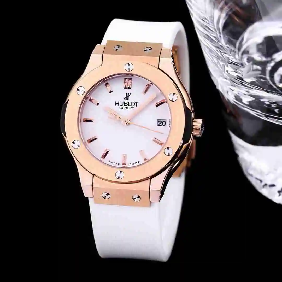 General Watches Hublot Yubo Watch Women's Watch Paired with Original Fully Automatic Mechanical Movement Top Grade 316 Precision Steel Case with Mineral Super Strong Mirror Diameter 40mm KK03350 3 view 7