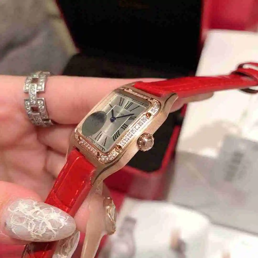 General Watches Cartier Watch Couple Watch Paired with Original Fully Automatic Mechanical Movement Top grade 316 Precision Steel Case with Mineral Super Strong Mirror Diameter 27MMX34MM KK02650 2 view 4