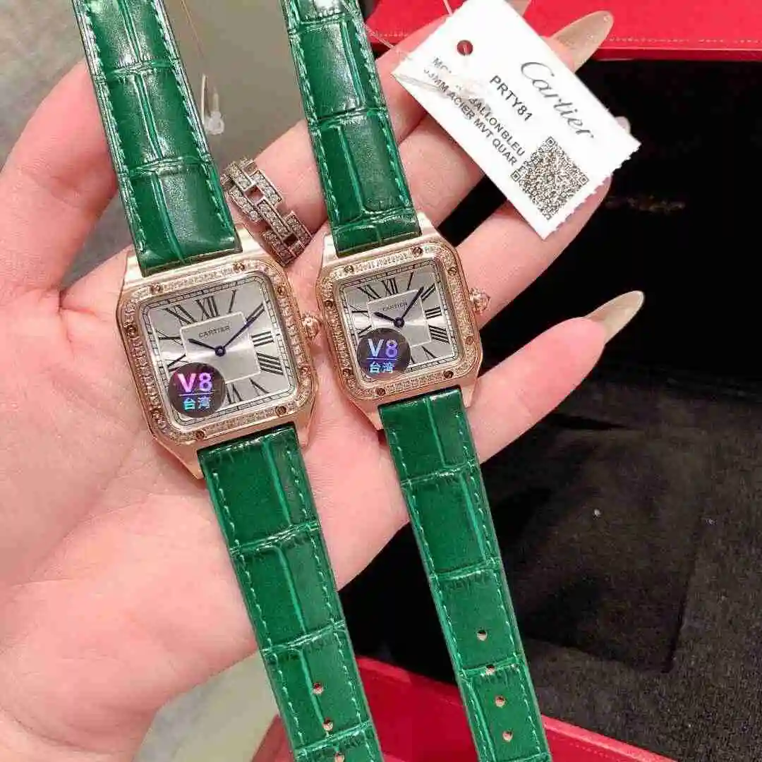 General Watches Cartier Watch Couple Watch Paired with Original Fully Automatic Mechanical Movement Top grade 316 Precision Steel Case with Mineral Super Strong Mirror Diameter 27MMX34MM KK02650 2 view 5