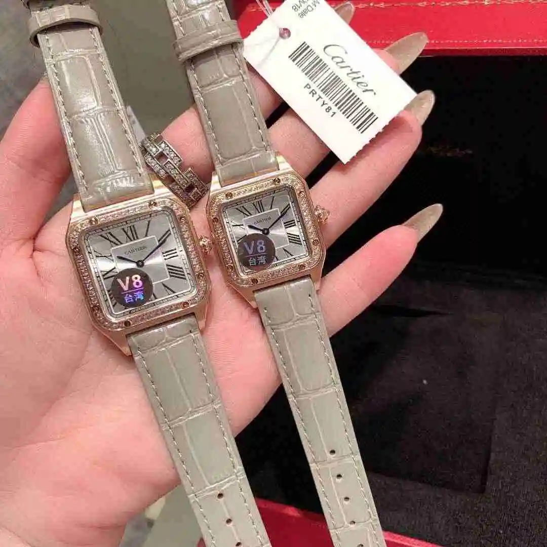 General Watches Cartier Watch Couple Watch Paired with Original Fully Automatic Mechanical Movement Top grade 316 Precision Steel Case with Mineral Super Strong Mirror Diameter 27MMX34MM KK02650 2 view 8