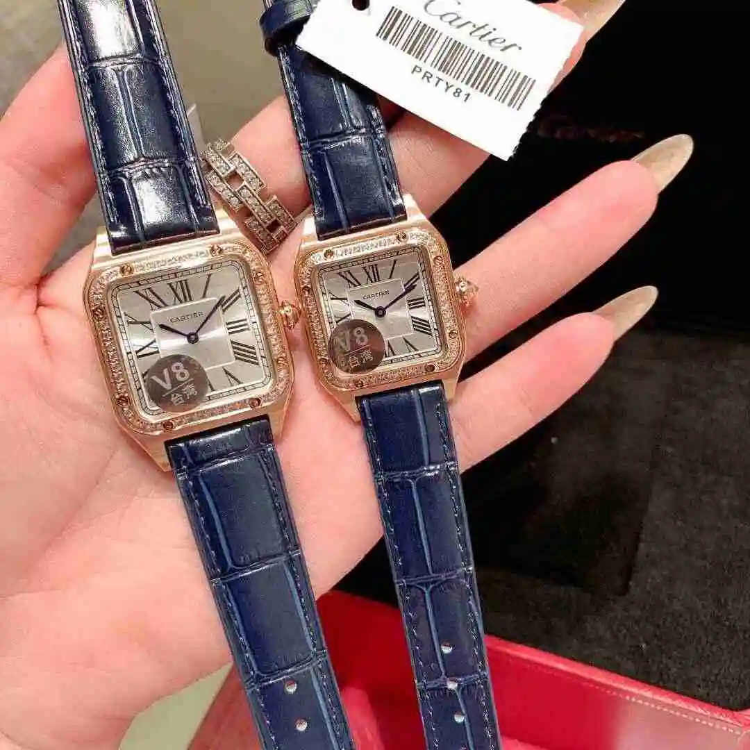 General Watches Cartier Watch Couple Watch Paired with Original Fully Automatic Mechanical Movement Top grade 316 Precision Steel Case with Mineral Super Strong Mirror Diameter 27MMX34MM KK02650 2 view 9