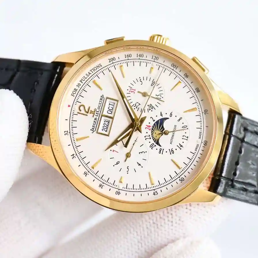General Watches Jaeger-LeCoultre Ji @ Home Watch Men's Watch Paired with Original Fully Automatic Mechanical Movement Top Grade 316 Precision Steel Case with Mineral Super Strong Mirror Diameter 40mm KK view 6