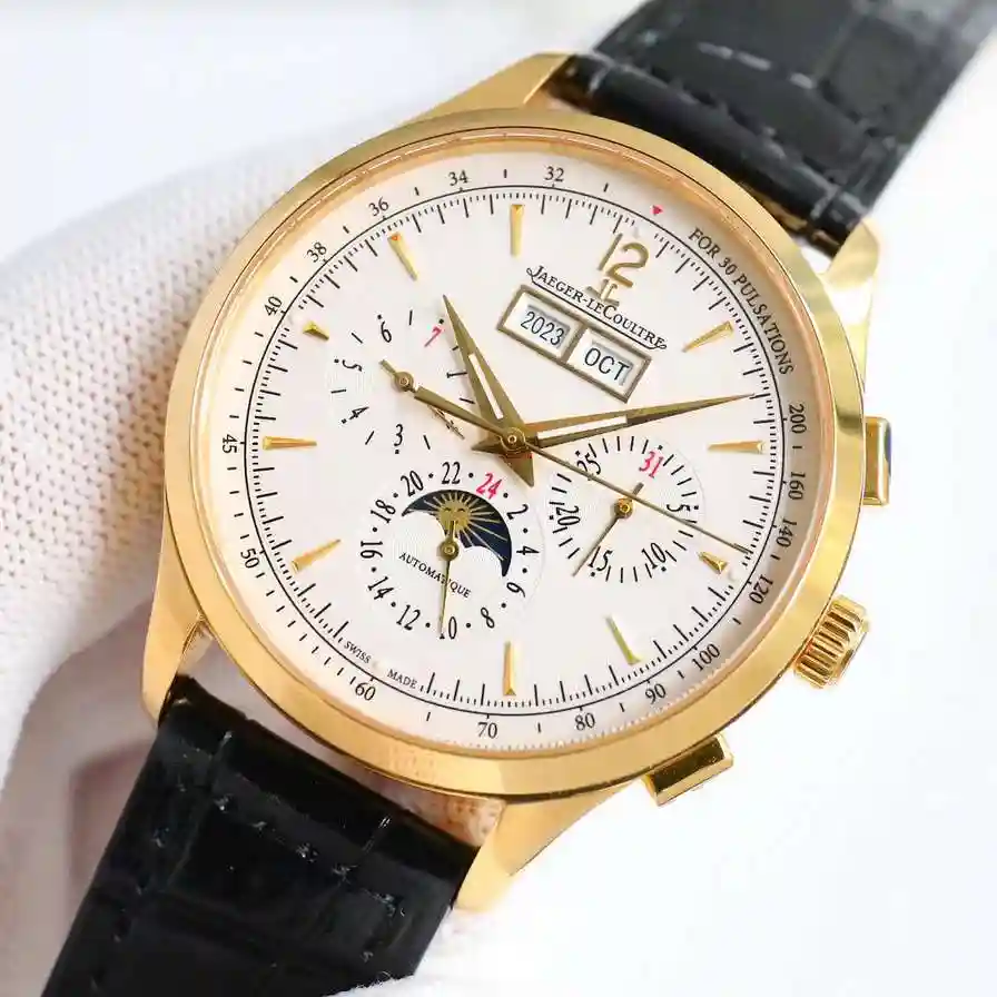 General Watches Jaeger-LeCoultre Ji @ Home Watch Men's Watch Paired with Original Fully Automatic Mechanical Movement Top Grade 316 Precision Steel Case with Mineral Super Strong Mirror Diameter 40mm KK view 8