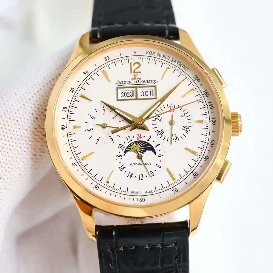 General Watches Jaeger-LeCoultre Ji @ Home Watch Men's Watch Paired with Original Fully Automatic Mechanical Movement Top Grade 316 Precision Steel Case with Mineral Super Strong Mirror Diameter 40mm KK view 9