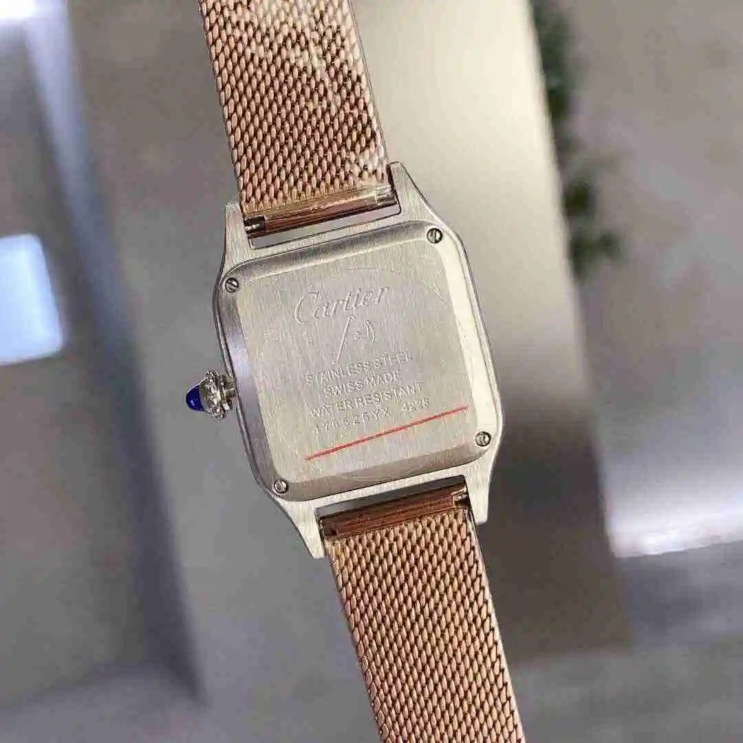 General Watches Cartier Watch Women's Watch Paired with Original Fully Automatic Mechanical Movement Top Grade 316 Precision Steel Case with Mineral Super Strong Mirror Diameter 38mm KK view 5