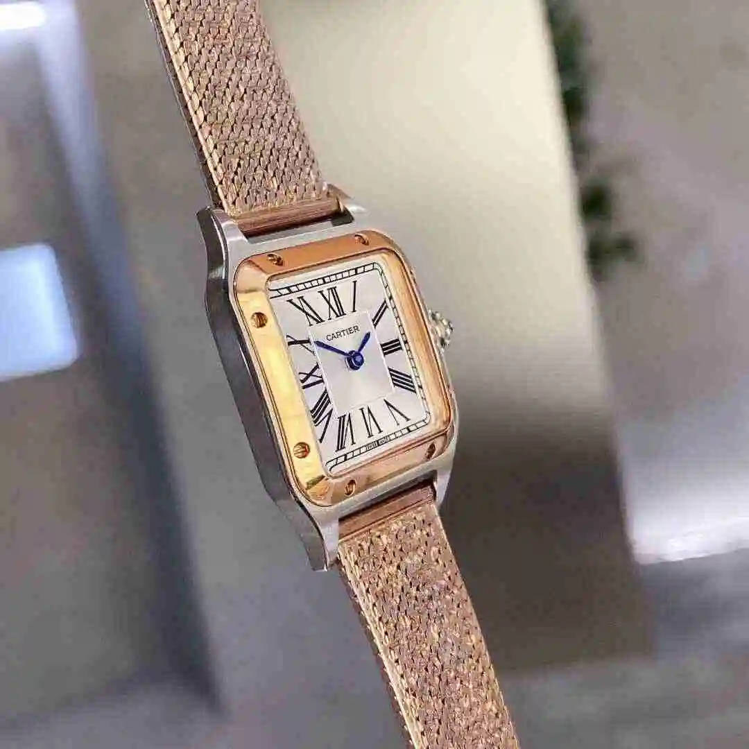 General Watches Cartier Watch Women's Watch Paired with Original Fully Automatic Mechanical Movement Top Grade 316 Precision Steel Case with Mineral Super Strong Mirror Diameter 38mm KK view 6