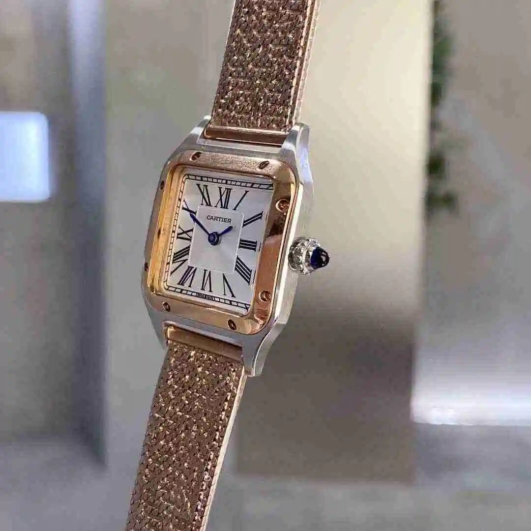General Watches Cartier Watch Women's Watch Paired with Original Fully Automatic Mechanical Movement Top Grade 316 Precision Steel Case with Mineral Super Strong Mirror Diameter 38mm KK view 7