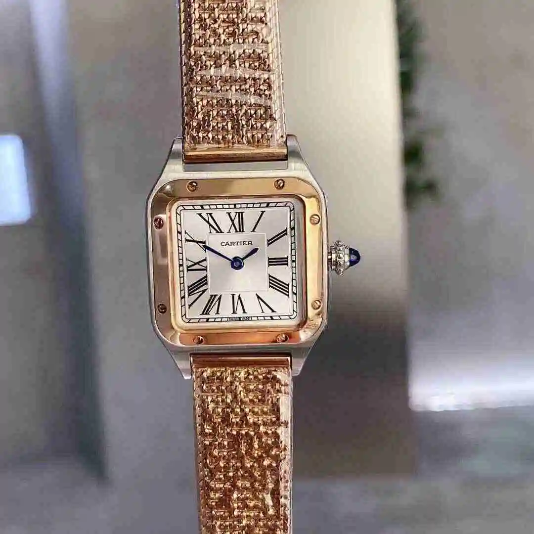 General Watches Cartier Watch Women's Watch Paired with Original Fully Automatic Mechanical Movement Top Grade 316 Precision Steel Case with Mineral Super Strong Mirror Diameter 38mm KK view 8