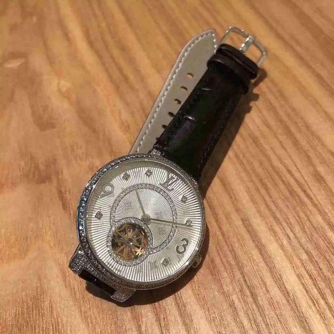 General Watches LV watch for men with original fully automatic mechanical movement, top grade 316 precision steel case with mineral super strong mirror diameter 41mm KK04250 view 3