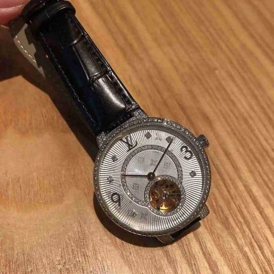 General Watches LV watch for men with original fully automatic mechanical movement, top grade 316 precision steel case with mineral super strong mirror diameter 41mm KK04250 view 4