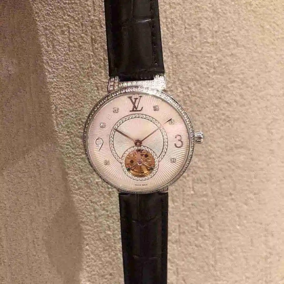 General Watches LV watch for men with original fully automatic mechanical movement, top grade 316 precision steel case with mineral super strong mirror diameter 41mm KK04250 view 8