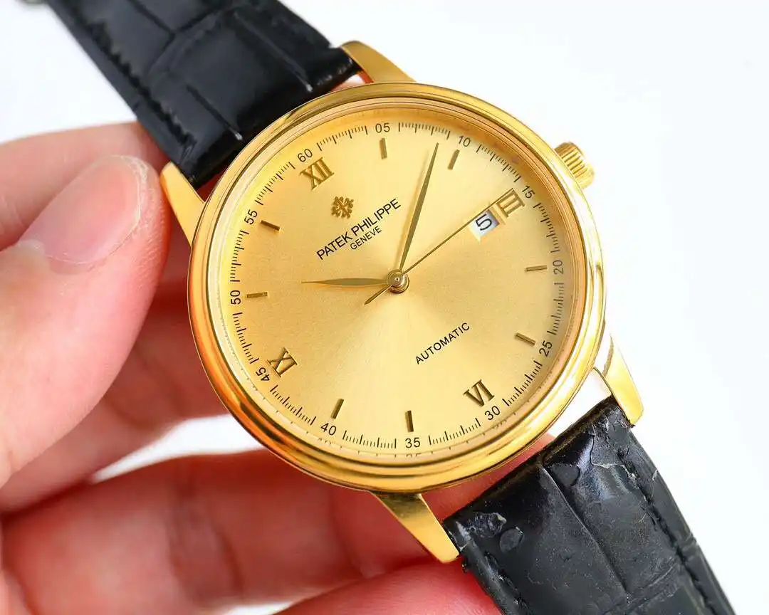 General Watches Patek Philippe Patek@Philippe watch men's watch with original fully automatic mechanical movement top 316 stainless steel case strap mineral super mirror diameter 40mm KK06850 1 view 7