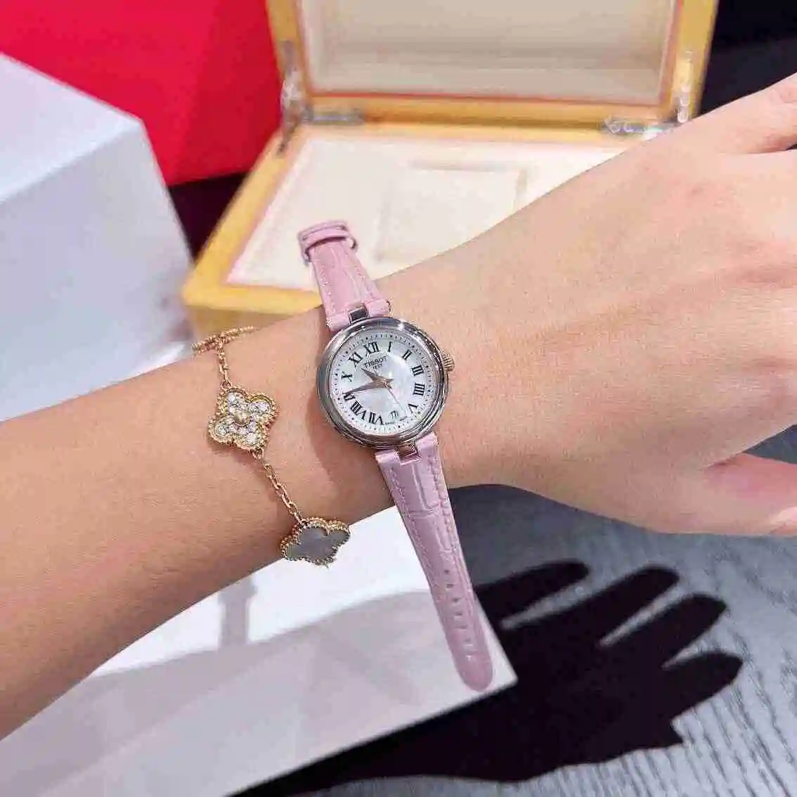 General Watches Tianshuo Watch Women's Watch Paired with Original Fully Automatic Mechanical Movement Top grade 316 Precision Steel Case with Mineral Super Strong Mirror Diameter 26mm KK02750 1 view 3