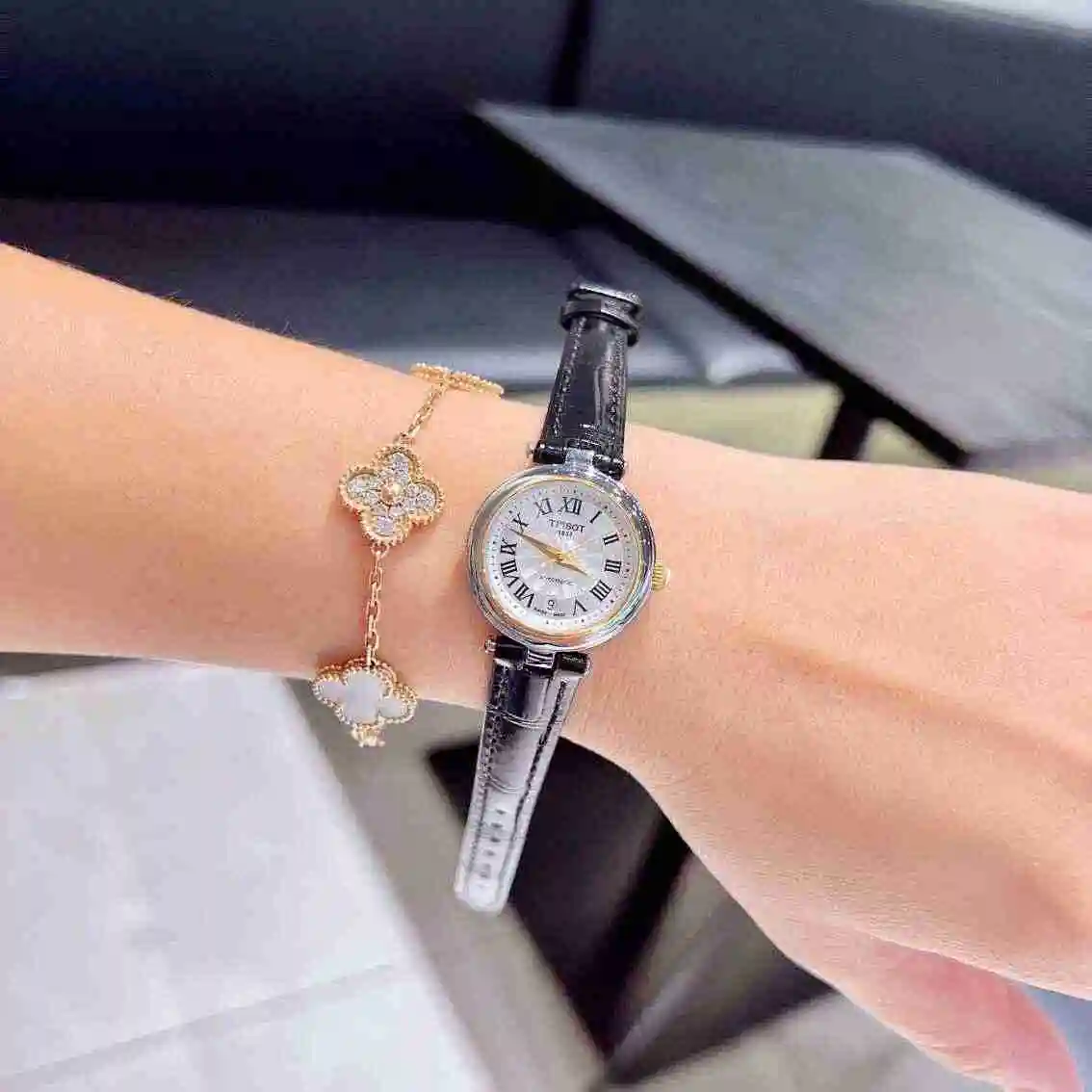 General Watches Tianshuo Watch Women's Watch Paired with Original Fully Automatic Mechanical Movement Top grade 316 Precision Steel Case with Mineral Super Strong Mirror Diameter 26mm KK02750 1 view 4