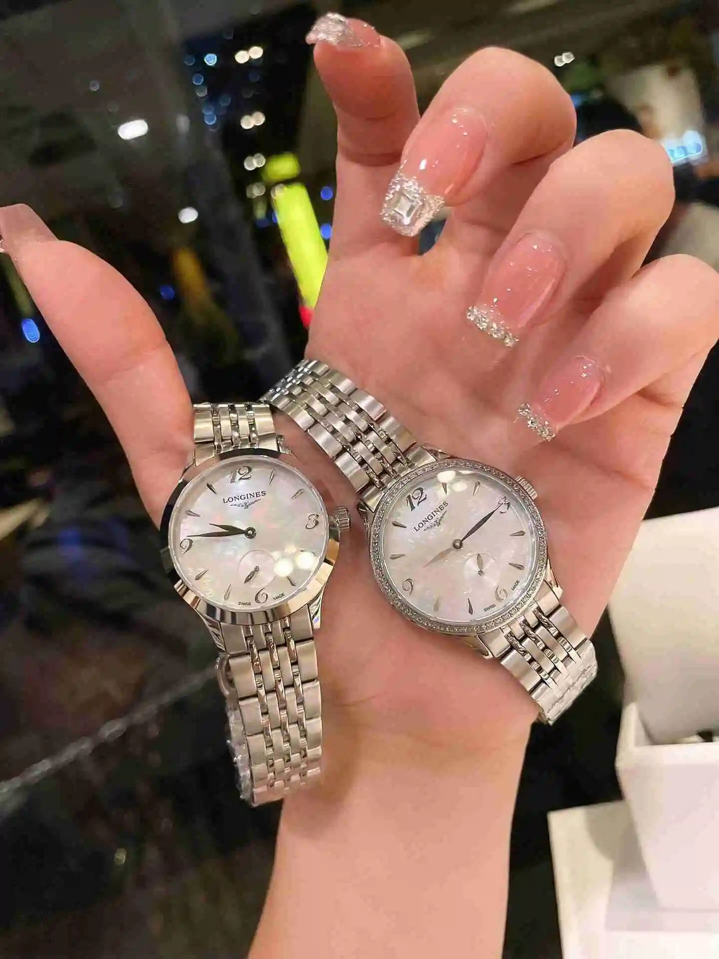 General Watches Longines Watch Women's Watch Paired with Original Fully Automatic Mechanical Movement Top Grade 316 Precision Steel Case with Mineral Super Strong Mirror Diameter 32mm KK02650 view 3