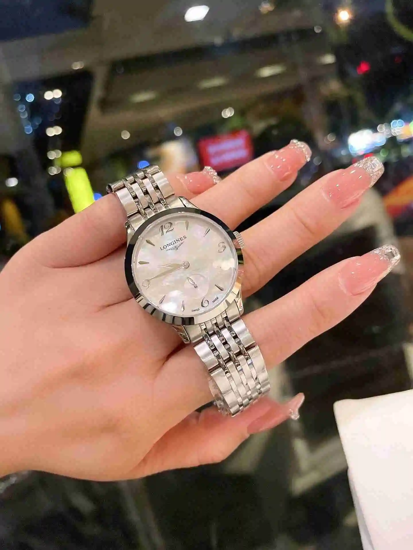 General Watches Longines Watch Women's Watch Paired with Original Fully Automatic Mechanical Movement Top Grade 316 Precision Steel Case with Mineral Super Strong Mirror Diameter 32mm KK02650 view 4