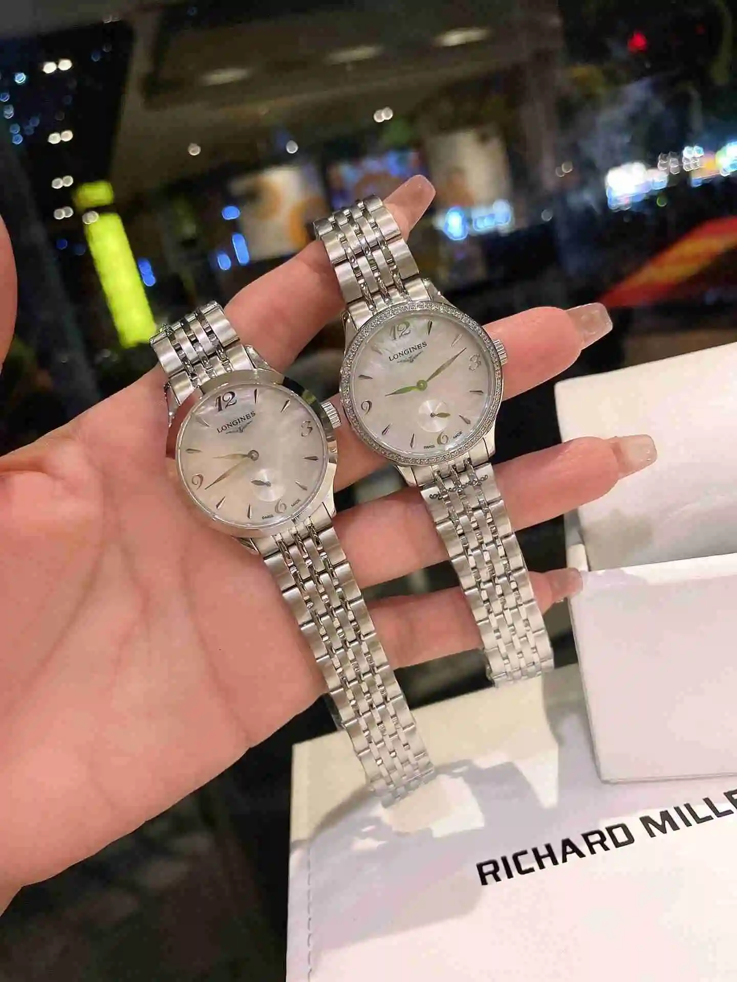 General Watches Longines Watch Women's Watch Paired with Original Fully Automatic Mechanical Movement Top Grade 316 Precision Steel Case with Mineral Super Strong Mirror Diameter 32mm KK02650 view 7