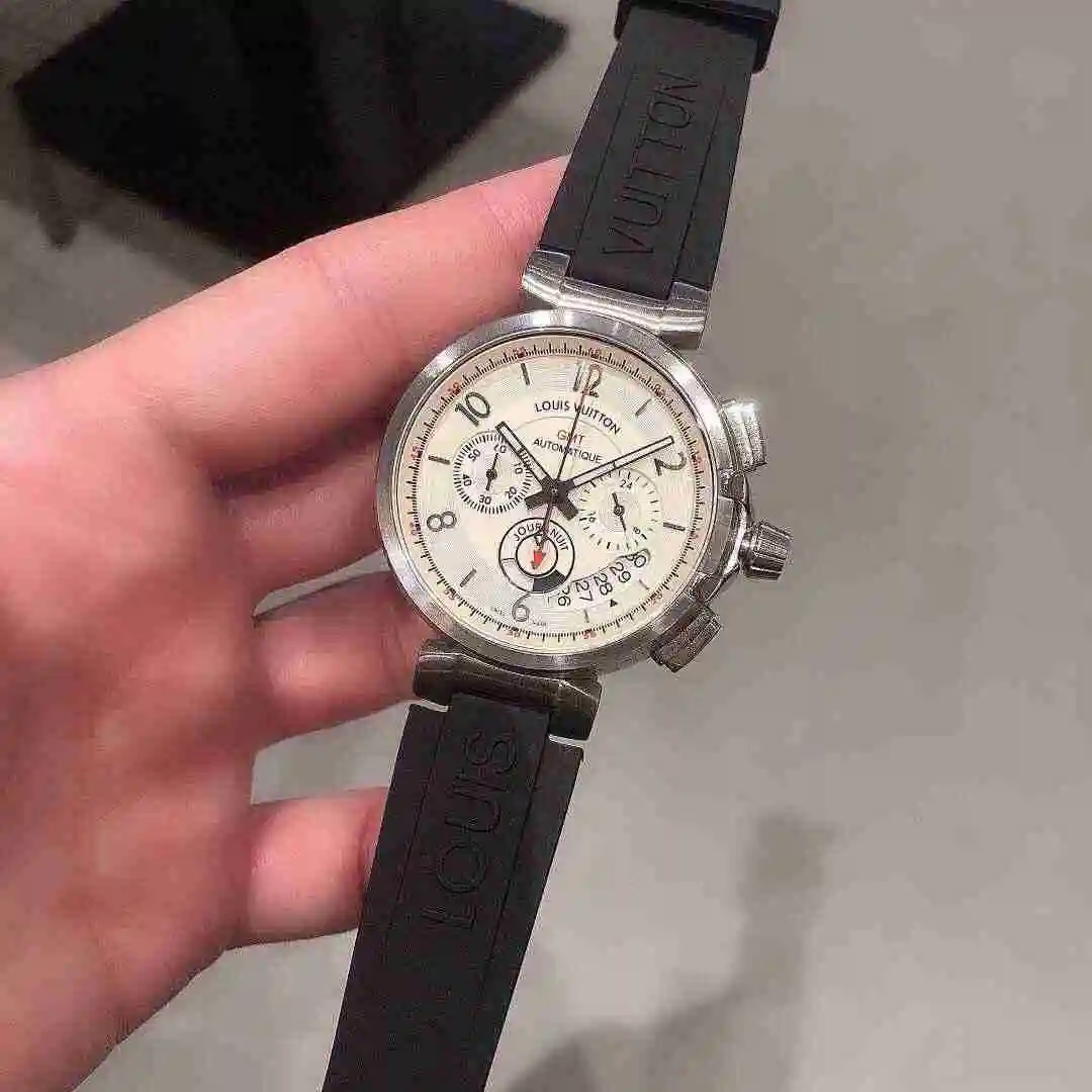 General Watches LV watch for men with original fully automatic mechanical movement, top grade 316 precision steel case with mineral super strong mirror diameter of 43mm KK03450 view 4