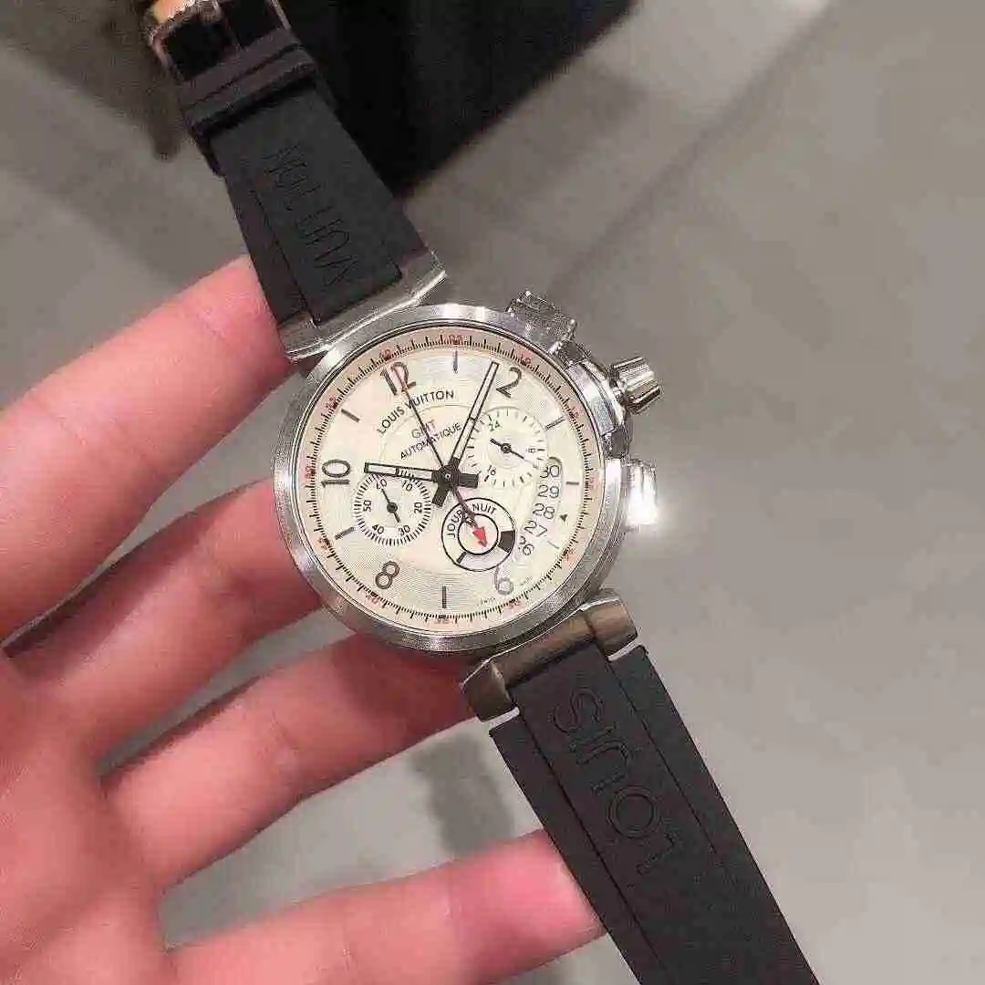 General Watches LV watch for men with original fully automatic mechanical movement, top grade 316 precision steel case with mineral super strong mirror diameter of 43mm KK03450 view 8