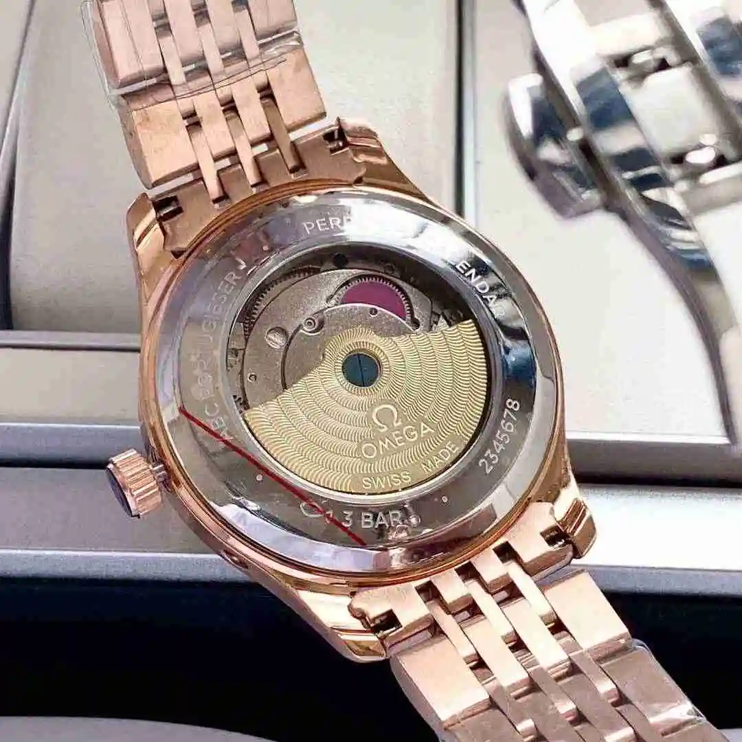 General Watches Omega Watch Men's Watch Paired with Original Fully Automatic Mechanical Movement Top Grade 316 Precision Steel Case with Mineral Super Strong Mirror Diameter 40mm KK04850 view 3
