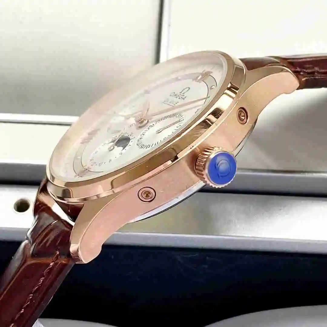 General Watches Omega Watch Men's Watch Paired with Original Fully Automatic Mechanical Movement Top Grade 316 Precision Steel Case with Mineral Super Strong Mirror Diameter 40mm KK05050 2 view 3