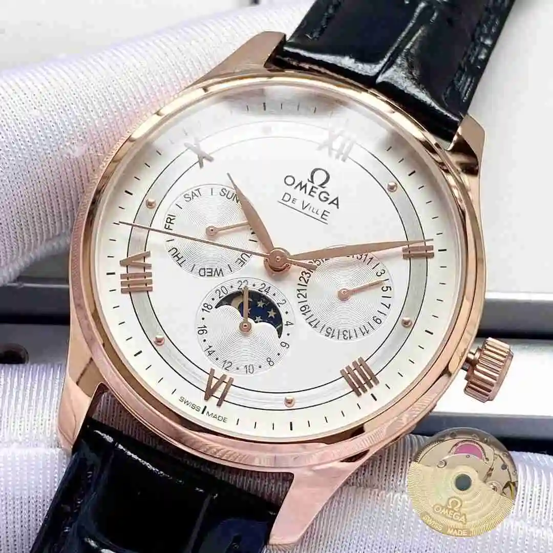 General Watches Omega Watch Men's Watch Paired with Original Fully Automatic Mechanical Movement Top Grade 316 Precision Steel Case with Mineral Super Strong Mirror Diameter 40mm KK05050 2 view 6