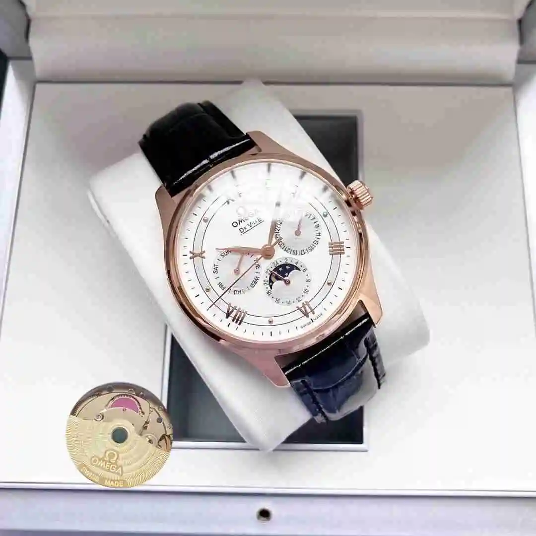 General Watches Omega Watch Men's Watch Paired with Original Fully Automatic Mechanical Movement Top Grade 316 Precision Steel Case with Mineral Super Strong Mirror Diameter 40mm KK05050 2 view 7