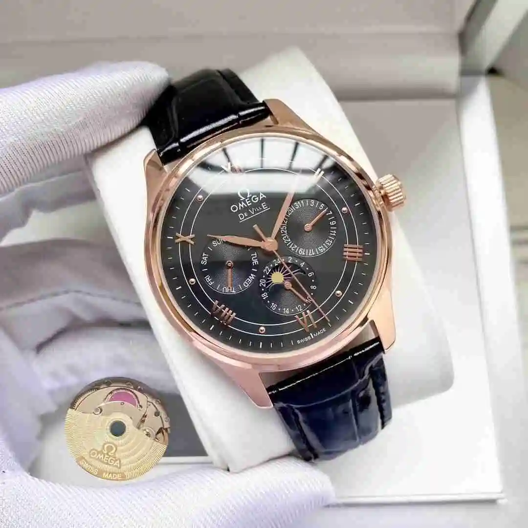 General Watches Omega Watch Men's Watch Paired with Original Fully Automatic Mechanical Movement Top Grade 316 Precision Steel Case with Mineral Super Strong Mirror Diameter 40mm KK05050 2 view 8