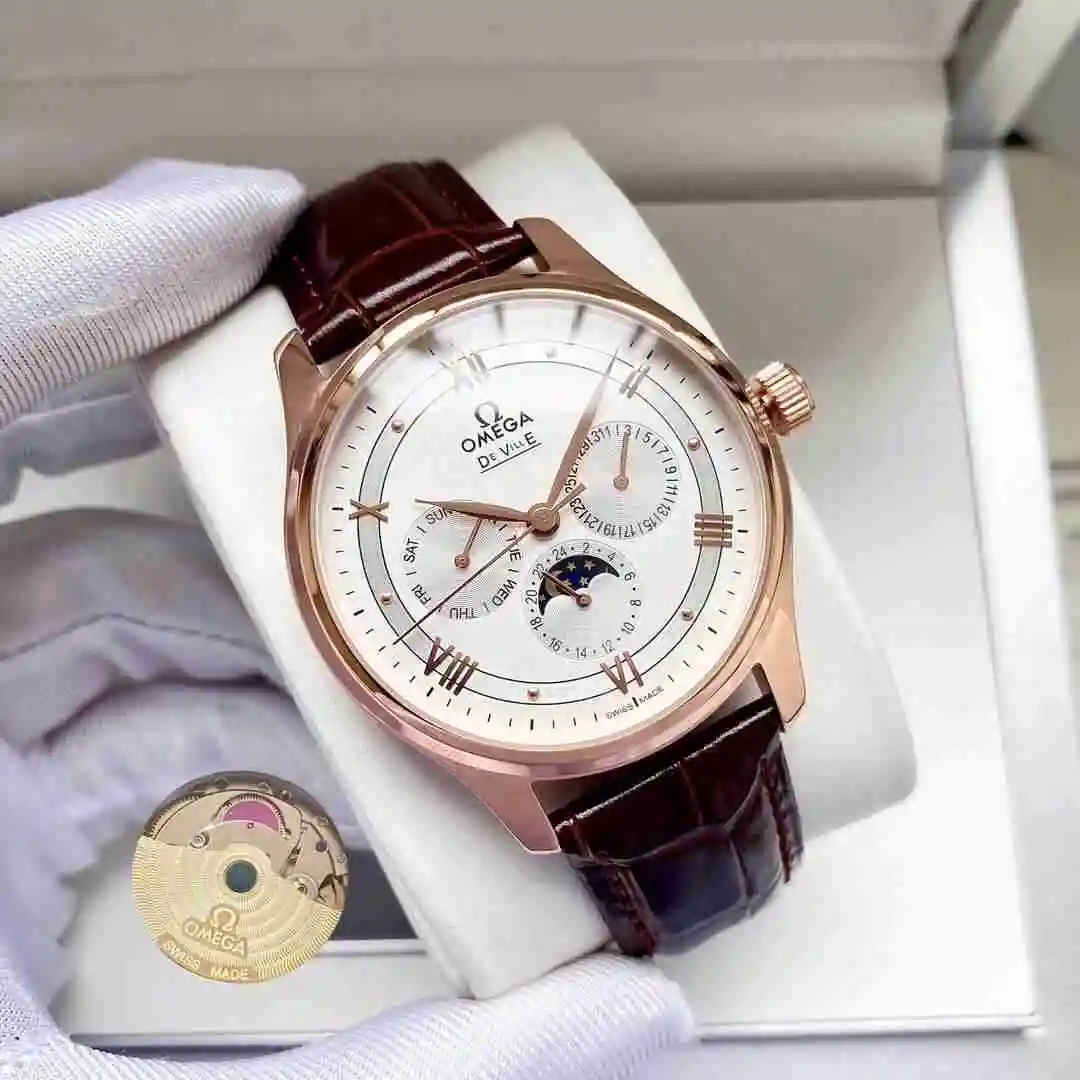 General Watches Omega Watch Men's Watch Paired with Original Fully Automatic Mechanical Movement Top Grade 316 Precision Steel Case with Mineral Super Strong Mirror Diameter 40mm KK05050 2 view 9