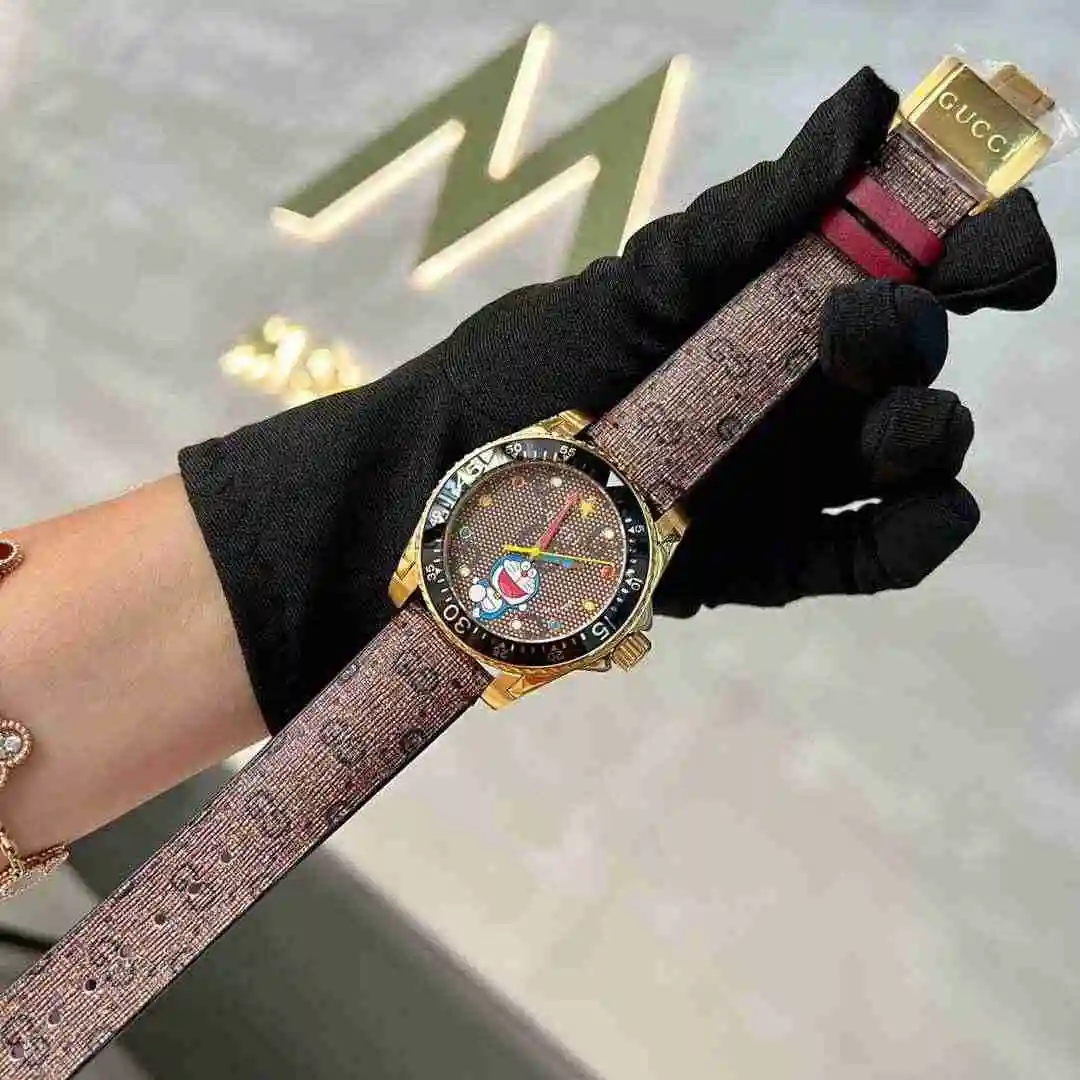 General Watches GUCCI Gucci Watch Couple Watch Paired with Original Fully Automatic Mechanical Movement Top grade 316 Precision Steel Case Case with Mineral Super Strong Mirror Diameter 40mm KK04250 3 view 8