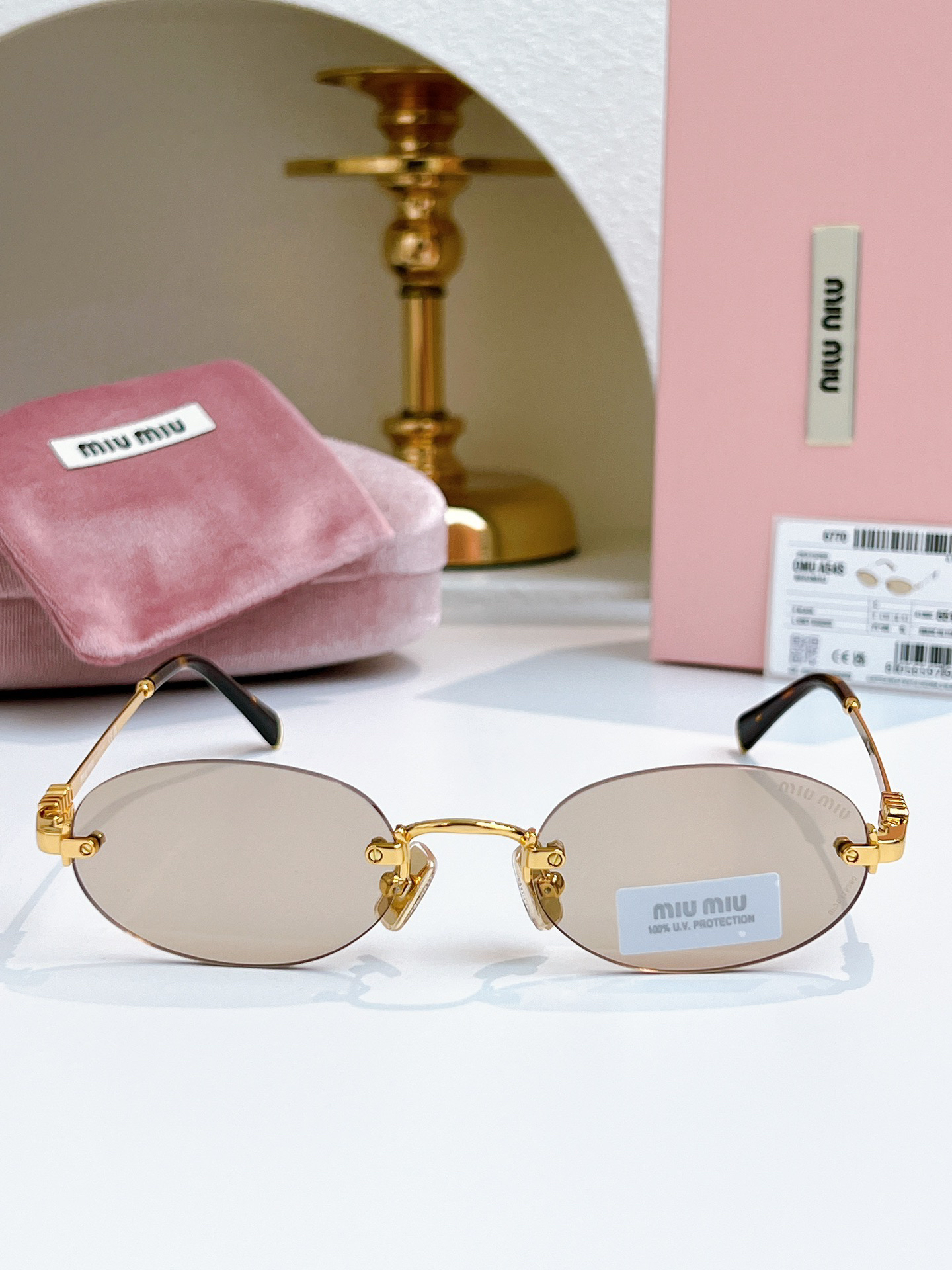 Miu Miu MIU MI EL:MUA54 Size 51-20-130 Sunglasses view 2