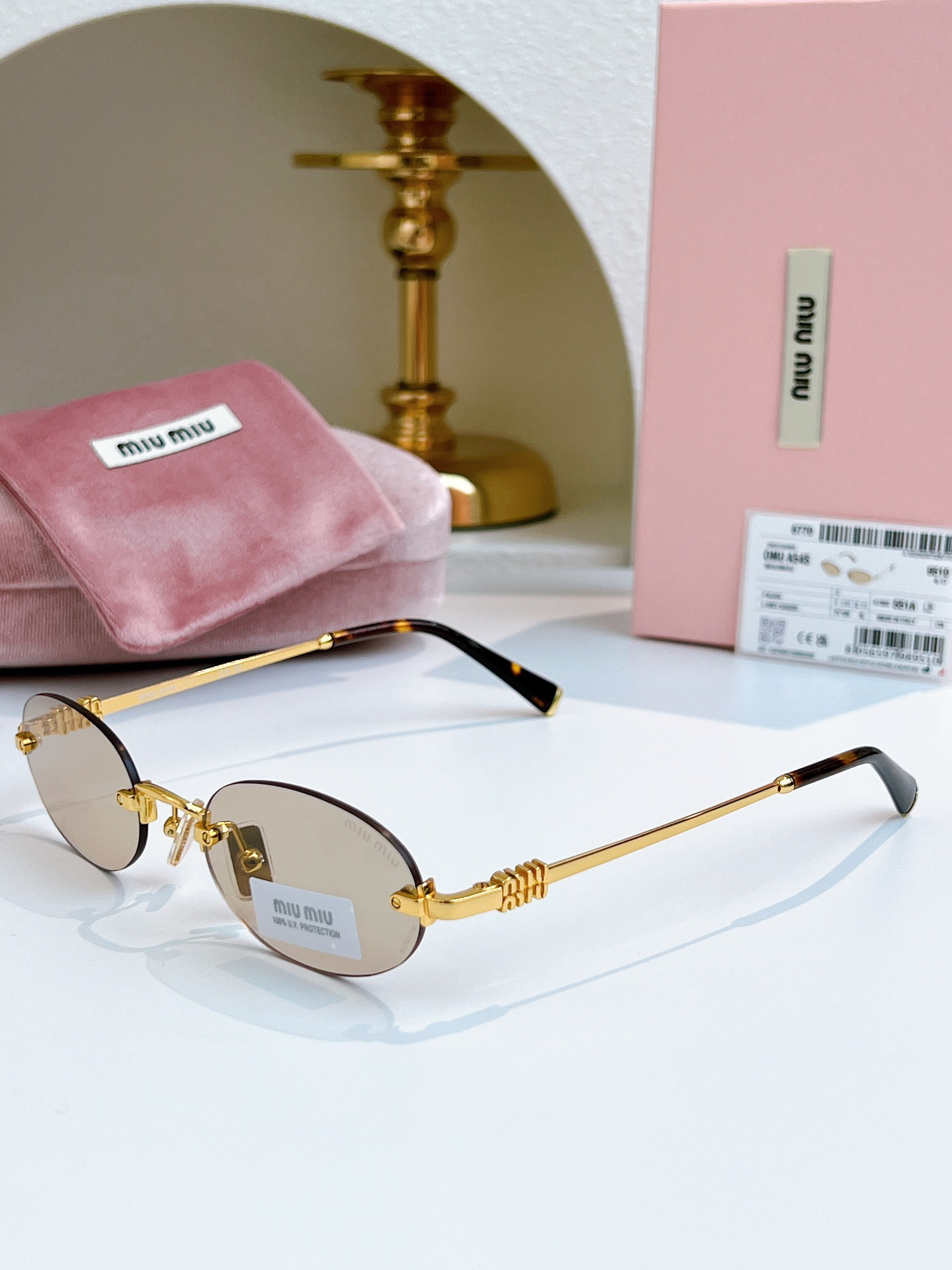 Miu Miu MIU MI EL:MUA54 Size 51-20-130 Sunglasses view 3