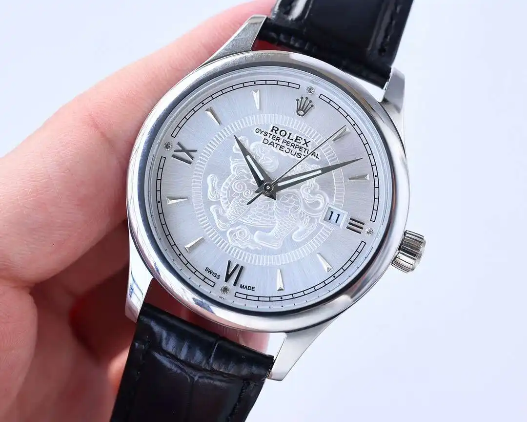 General Watches Rolex watch men's watch with original fully automatic mechanical movement top 316 stainless steel case strap mineral super mirror diameter 40mm KK06850 2 view 5