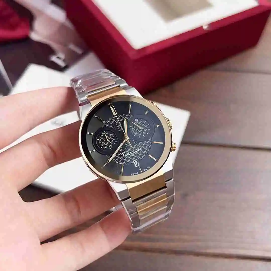 General Watches Ferragamo Watch Men's Watch Paired with Original Fully Automatic Mechanical Movement Top Grade 316 Precision Steel Case with Mineral Super Strong Mirror Diameter 41mm KK09800 3 view 7