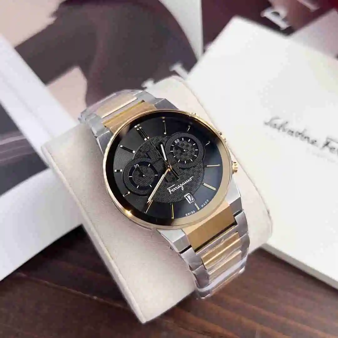 General Watches Ferragamo Watch Men's Watch Paired with Original Fully Automatic Mechanical Movement Top Grade 316 Precision Steel Case with Mineral Super Strong Mirror Diameter 41mm KK09800 3 view 8