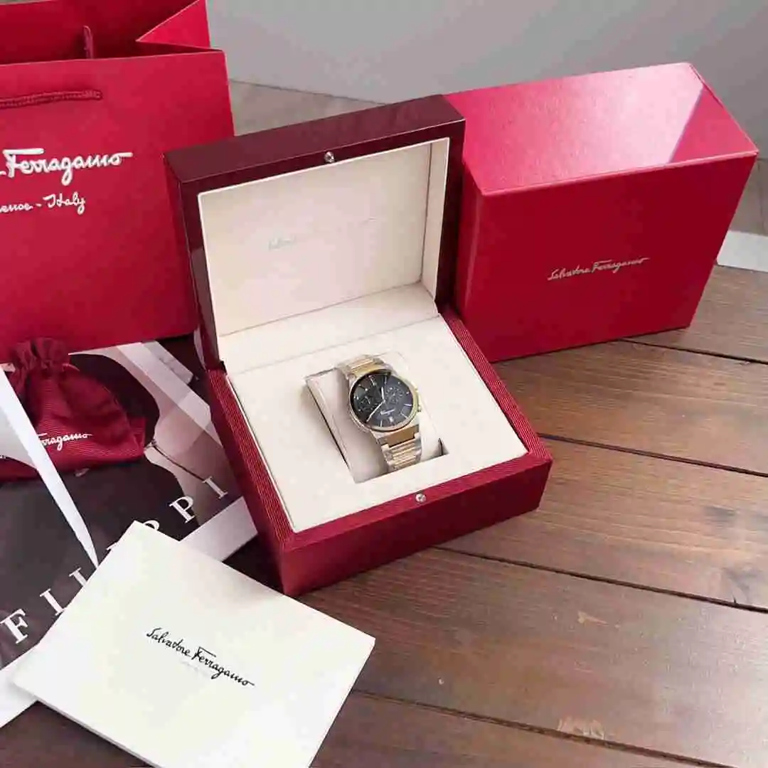 General Watches Ferragamo Watch Men's Watch Paired with Original Fully Automatic Mechanical Movement Top Grade 316 Precision Steel Case with Mineral Super Strong Mirror Diameter 41mm KK09800 3 view 9