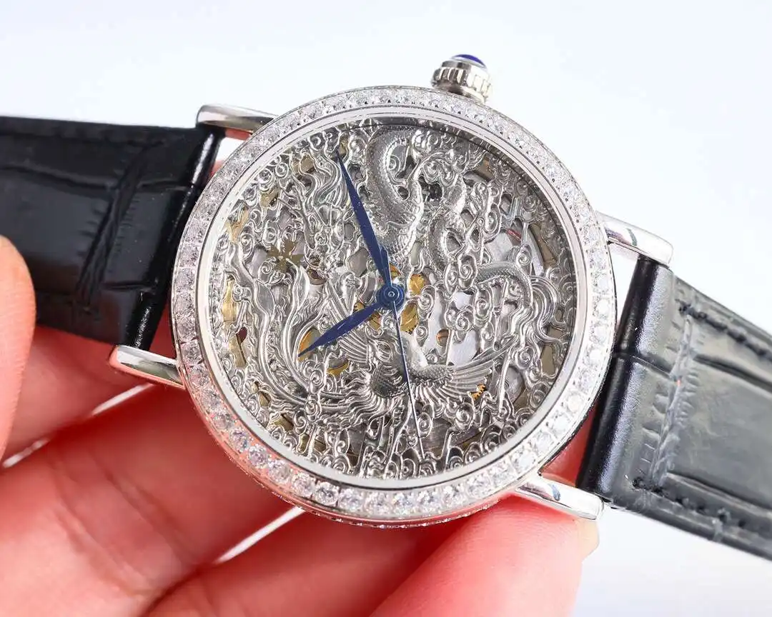 General Watches Vacheron Constantin @Denton watch men's watch with original fully automatic mechanical movement top 316 stainless steel case strap mineral super mirror diameter 40mm KK09850 2 view 6