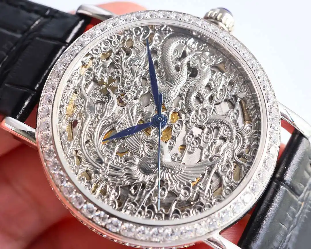General Watches Vacheron Constantin @Denton watch men's watch with original fully automatic mechanical movement top 316 stainless steel case strap mineral super mirror diameter 40mm KK09850 2 view 7