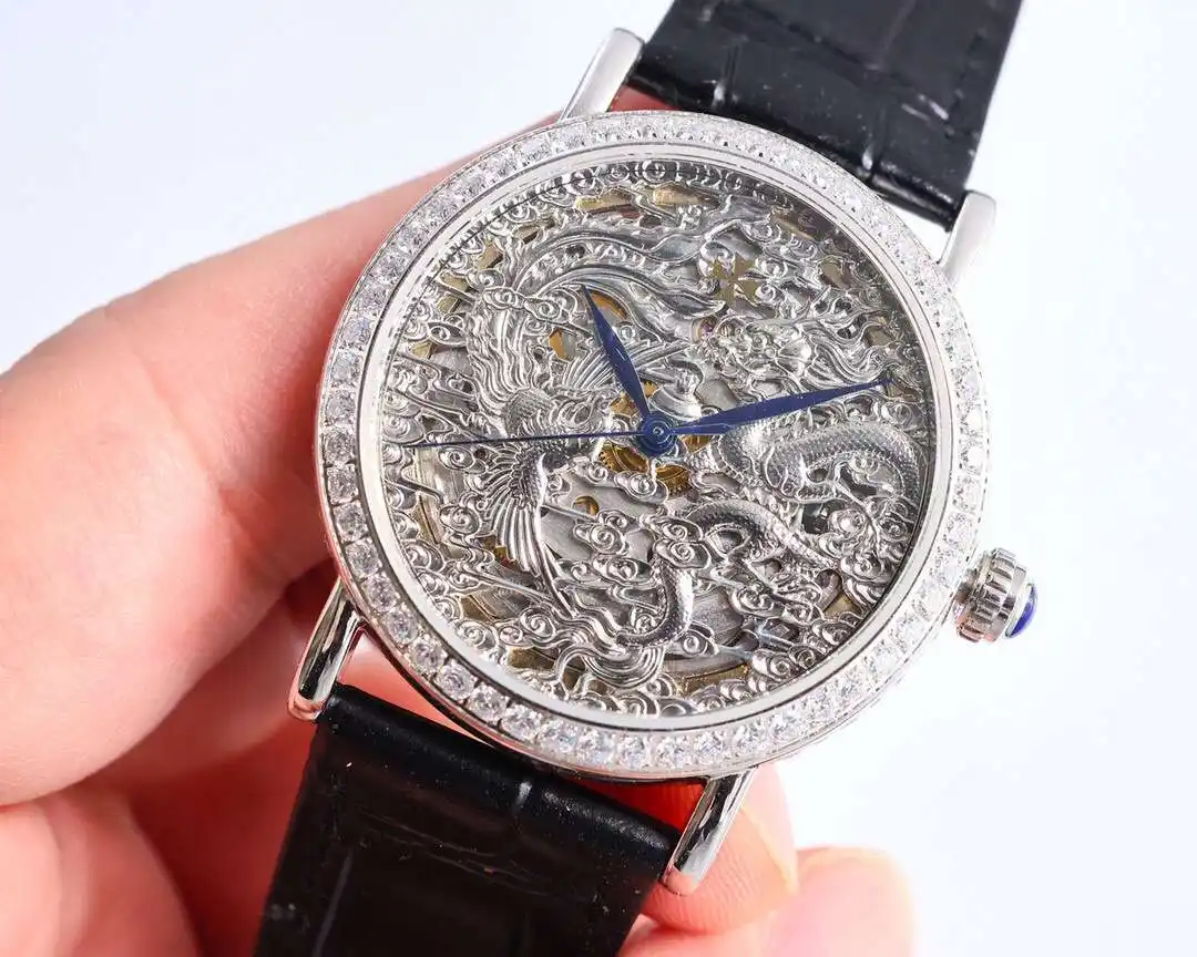 General Watches Vacheron Constantin @Denton watch men's watch with original fully automatic mechanical movement top 316 stainless steel case strap mineral super mirror diameter 40mm KK09850 2 view 8