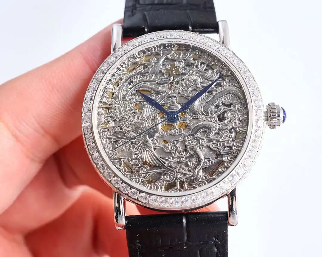 General Watches Vacheron Constantin @Denton watch men's watch with original fully automatic mechanical movement top 316 stainless steel case strap mineral super mirror diameter 40mm KK09850 2 view 9
