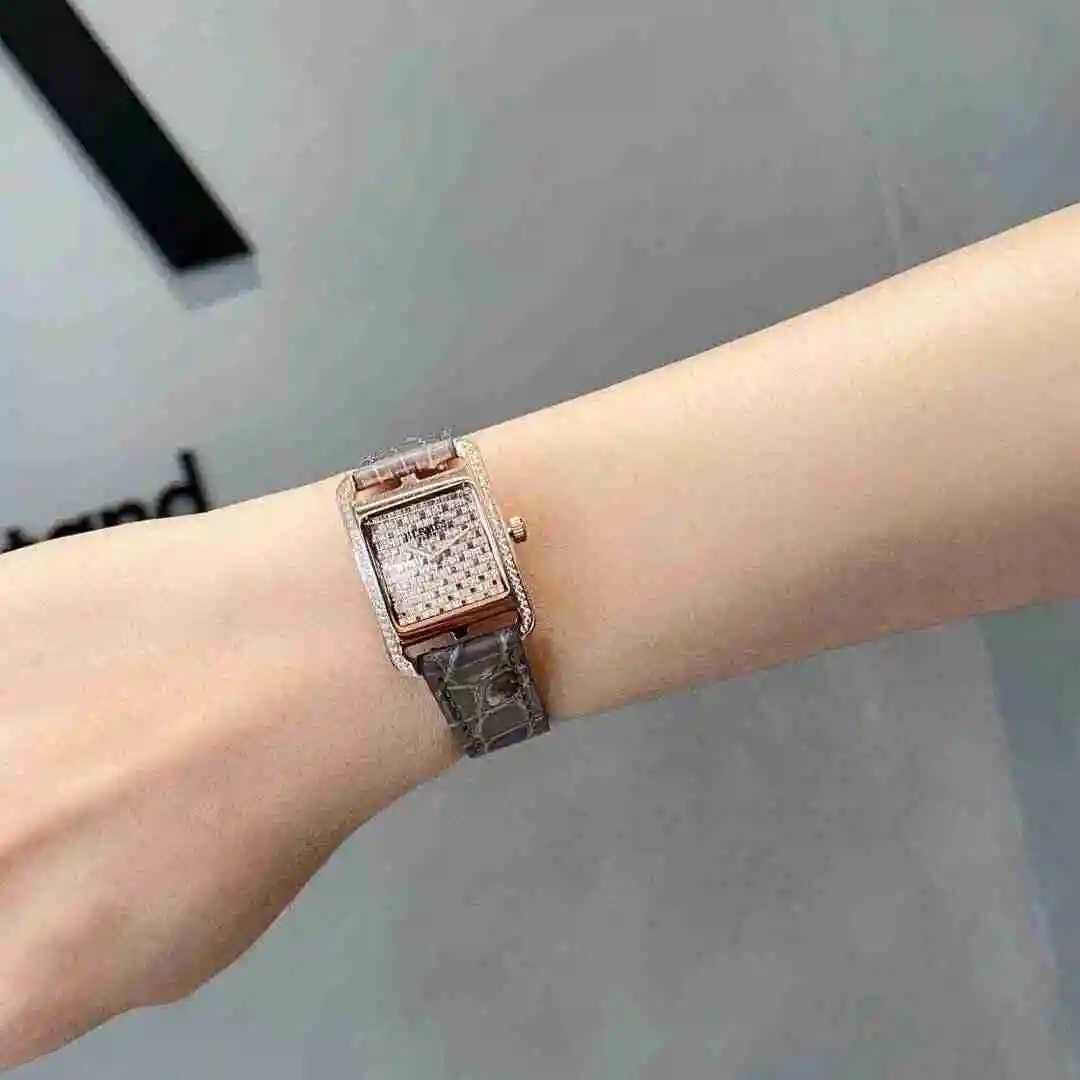 General Watches Herm s Watch Women's Watch Paired with Original Fully Automatic Mechanical Movement Top grade 316 Precision Steel Case with Mineral Super Strong Mirror Diameter 23mm kk06800 view 2