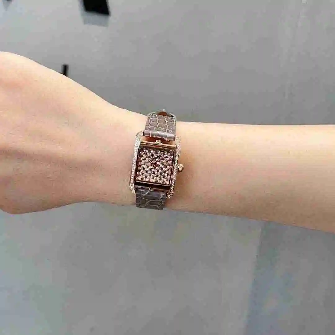 General Watches Herm s Watch Women's Watch Paired with Original Fully Automatic Mechanical Movement Top grade 316 Precision Steel Case with Mineral Super Strong Mirror Diameter 23mm kk06800 view 3
