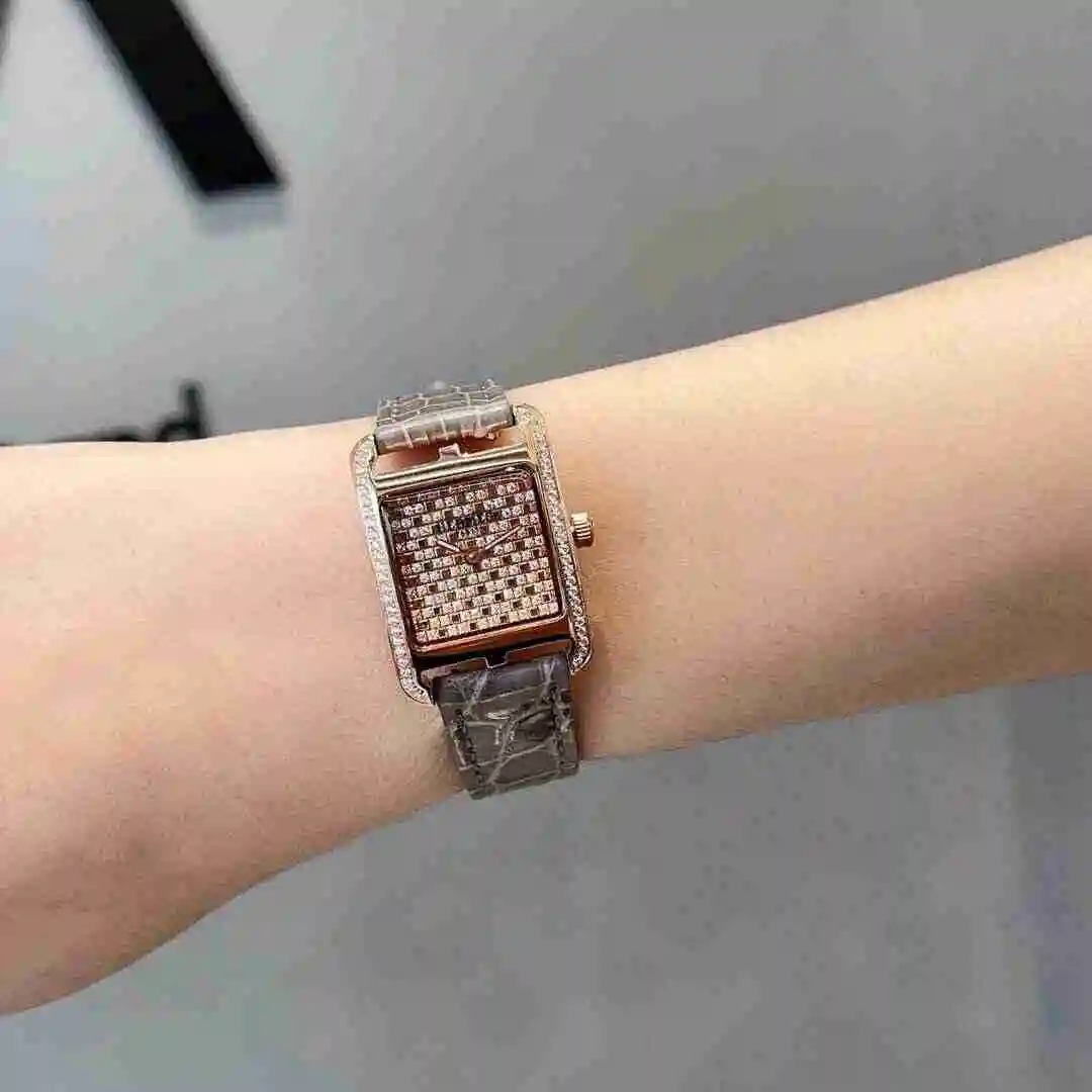 General Watches Herm s Watch Women's Watch Paired with Original Fully Automatic Mechanical Movement Top grade 316 Precision Steel Case with Mineral Super Strong Mirror Diameter 23mm kk06800 view 5