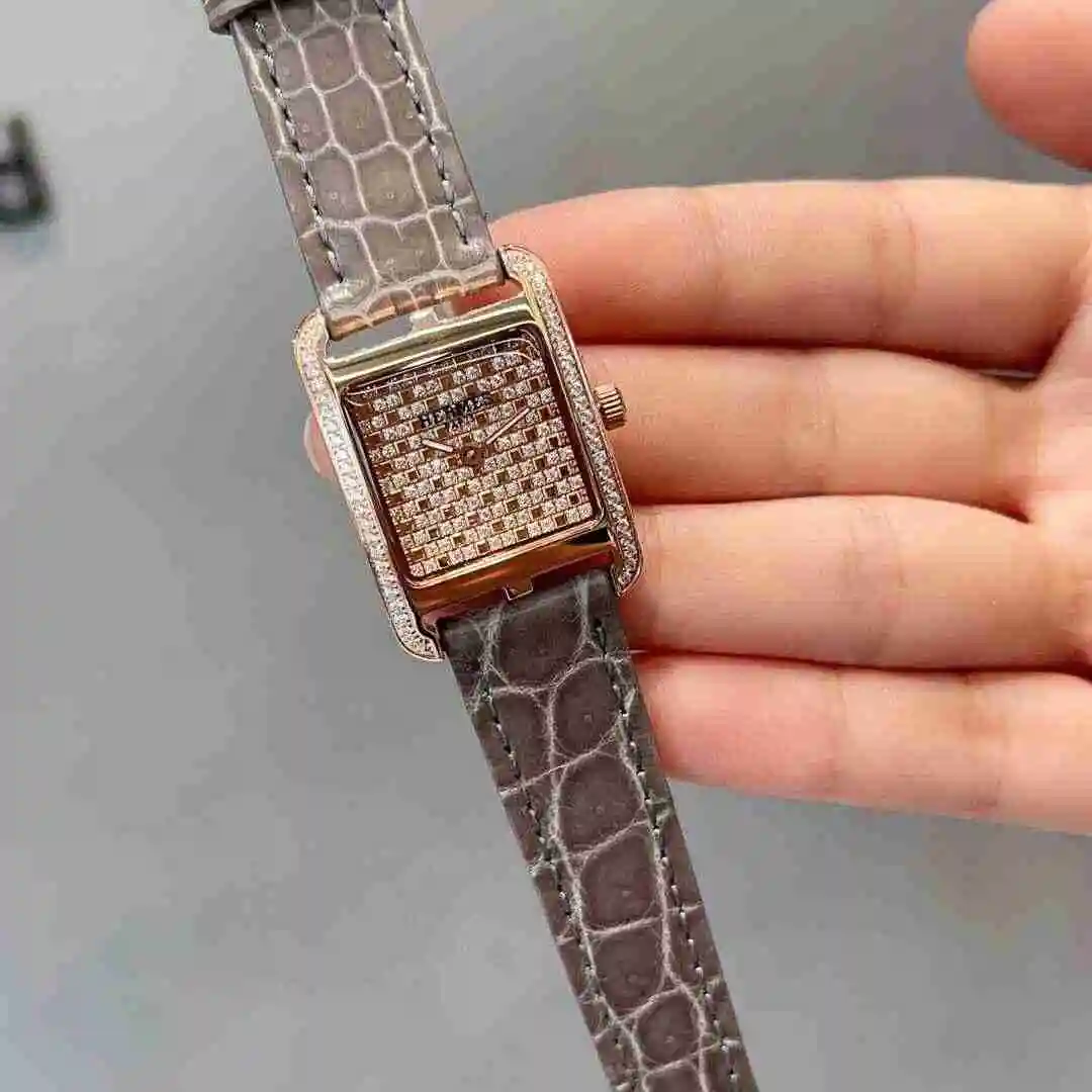 General Watches Herm s Watch Women's Watch Paired with Original Fully Automatic Mechanical Movement Top grade 316 Precision Steel Case with Mineral Super Strong Mirror Diameter 23mm kk06800 view 9