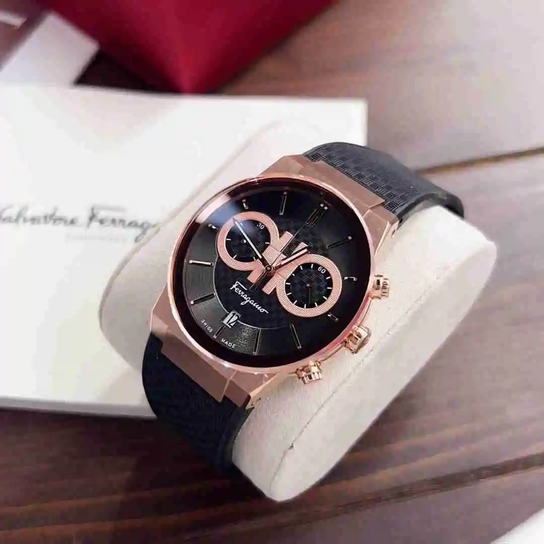 General Watches Ferragamo Watch Men's Watch Paired with Original Fully Automatic Mechanical Movement Top Grade 316 Precision Steel Case Case with Mineral Super Strong Mirror Diameter 41mm KK09800 4 view 6