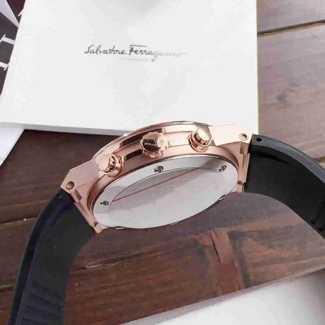 General Watches Ferragamo Watch Men's Watch Paired with Original Fully Automatic Mechanical Movement Top Grade 316 Precision Steel Case Case with Mineral Super Strong Mirror Diameter 41mm KK09800 4 view 8