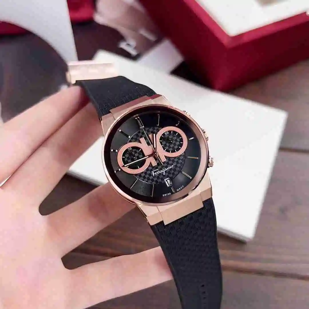 General Watches Ferragamo Watch Men's Watch Paired with Original Fully Automatic Mechanical Movement Top Grade 316 Precision Steel Case Case with Mineral Super Strong Mirror Diameter 41mm KK09800 4 view 9